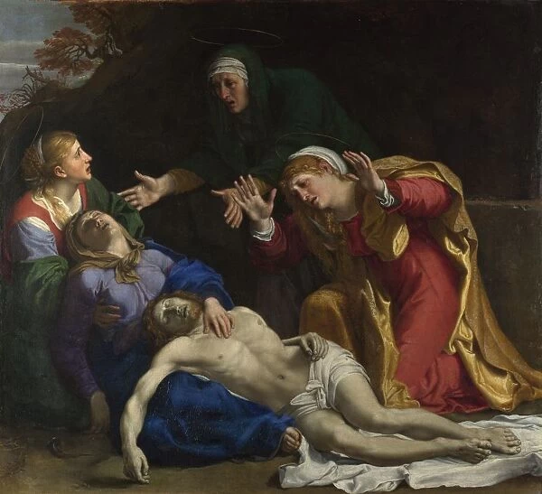 The Dead Christ Mourned (The Three Maries), ca 1604. Artist: Carracci, Annibale (1560-1609)