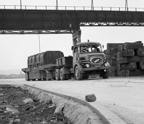 ERF 66GSF lorry, Park Gate iron & Steel Co, Rotherham, South Yorkshire, 1964