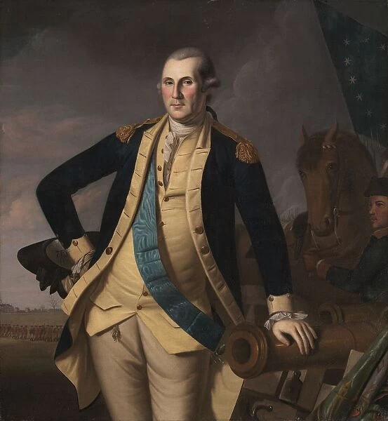 George Washington at the Battle of Princeton, c. 1779. Creator: Charles Willson Peale (American