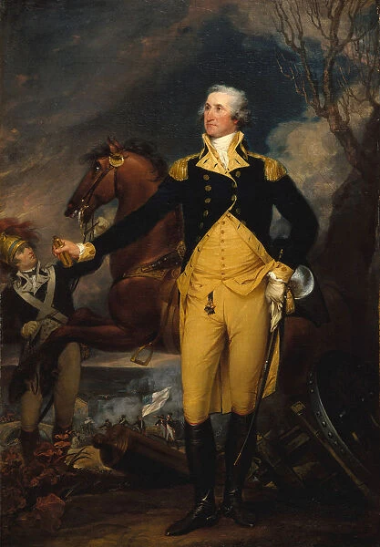 George Washington before the Battle of Trenton, ca. 1792-94. Creator: John Trumbull