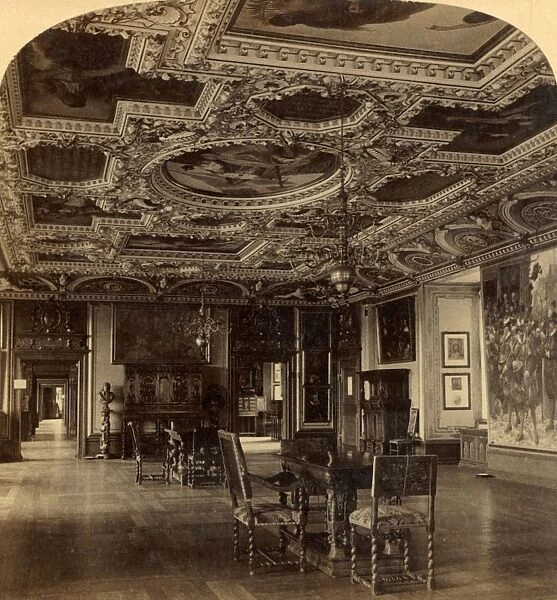 Grand Dining Hall, Frederiksborg Castle, Denmark, 1897. Creator: Unknown