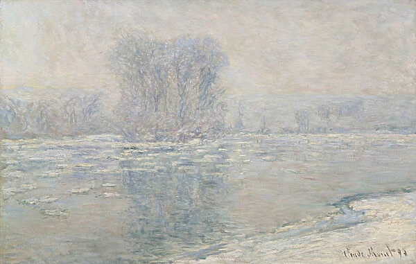 Ice, white effect (Glacons, effet blanc), 1893. Artist: Monet, Claude (1840-1926)