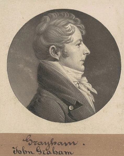 John Graham, 1808. Creator: Charles Balthazar Julien Fevret de Saint-Memin