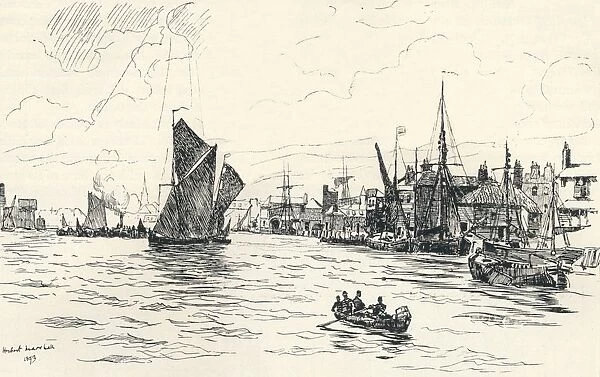 From Limehouse Pier, 1873, (1894). Artist: Herbert Menzies Marshall