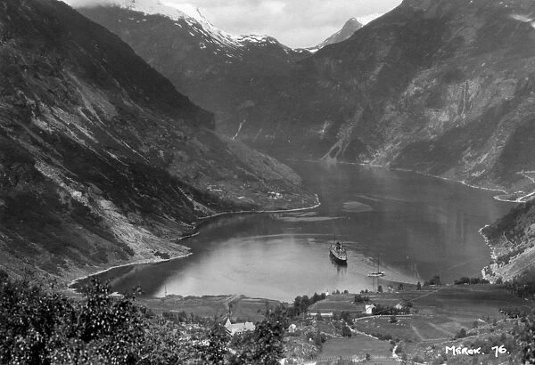Merok, Geirangerfjord, Norway, 1929