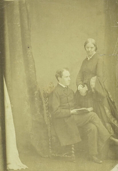 Mr. and Mrs. Craik, 1865  /  75. Creators: Unknown, Benjamin Mulock