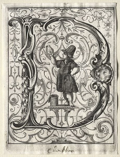 New ABC Booklet: D, 1627. Creator: Lucas Kilian (German, 1579-1637)
