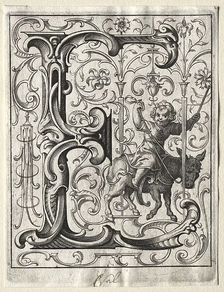 New ABC Booklet: E, 1627. Creator: Lucas Kilian (German, 1579-1637)