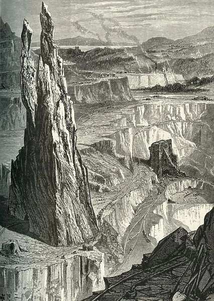 Penrhyn Slate Quarries, c1870
