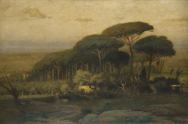 Pine Grove of the Barberini Villa, 1876. Creator: George Inness