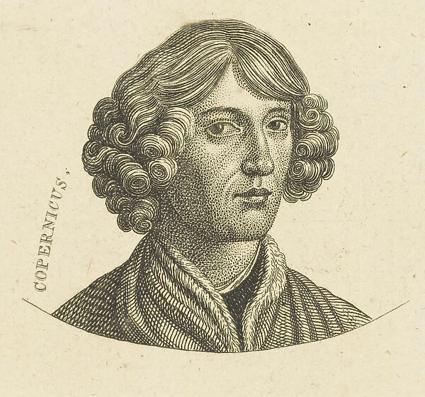 Portrait of Nicolaus Copernicus (1473-1543), c. 1830-1840. Creator: Anonymous