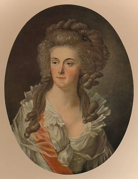 Princess Frederica Sophie Wilhelmine of Prussia, Wife of William V, Prince of Orange, 1770, (1913) Artist: Charles-Melchior Descourtis