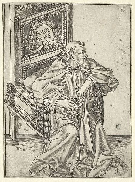 The Prophets: Amos, c. 1470-1475. Creator: Baccio Baldini (Italian, c. 1436-1487), attributed to
