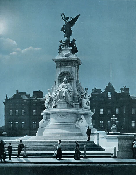 The Queen Victoria memorial, Buckingham Palace, London, 1911-1912. Artist: FGO Stuart