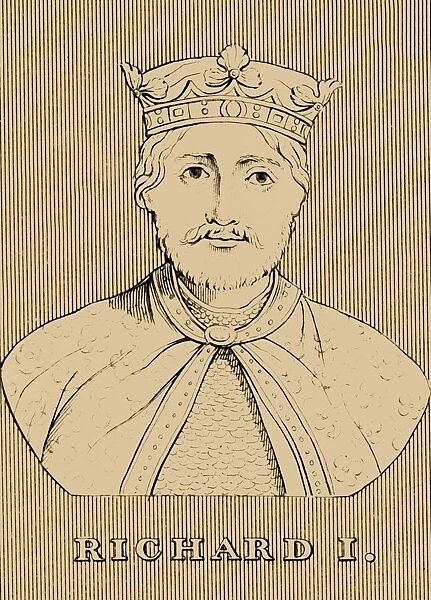 Richard I, (1157-1199), 1830. Creator: Unknown