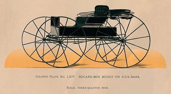 Square-Box Buggy On Side-Bars, 1885. Creator: Unknown