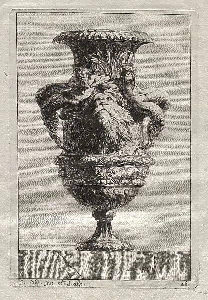 Suite of Vases: Plate 26, 1746. Creator: Jacques Francois Saly (French, 1717-1776)