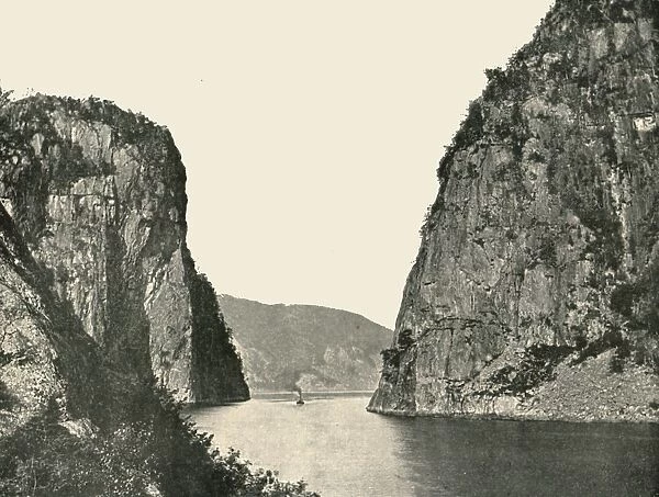 The Suldal Gate on the Suldalsvatnet, Norway, 1895. Creator: Axel Lindahl