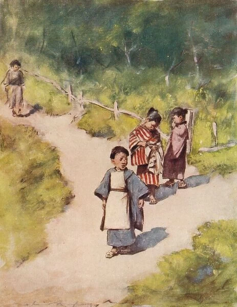 A Sunny Stroll, c1887, (1901). Artist: Mortimer L Menpes