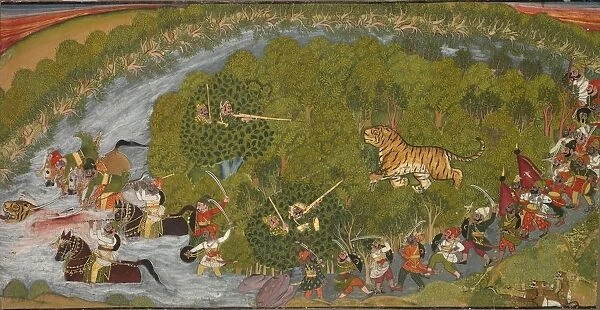 Tiger Hunt, c. 1800. Creator: Unknown