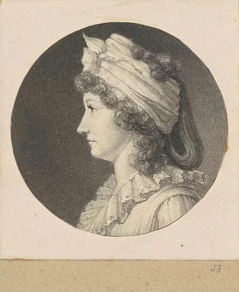 Unidentified Woman, 1797. Creator: Charles Balthazar Julien Fevret de Saint-Mé