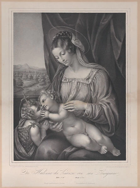 The Virgin and child with the infant Saint John the Baptist