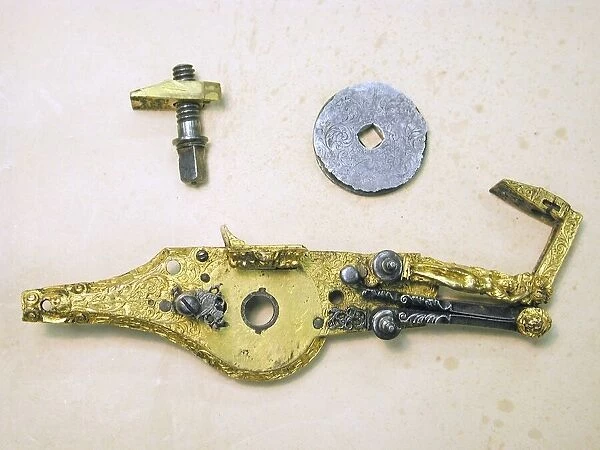 Wheellock Mechanism for a Pistol, French, ca. 1620. Creator: Unknown