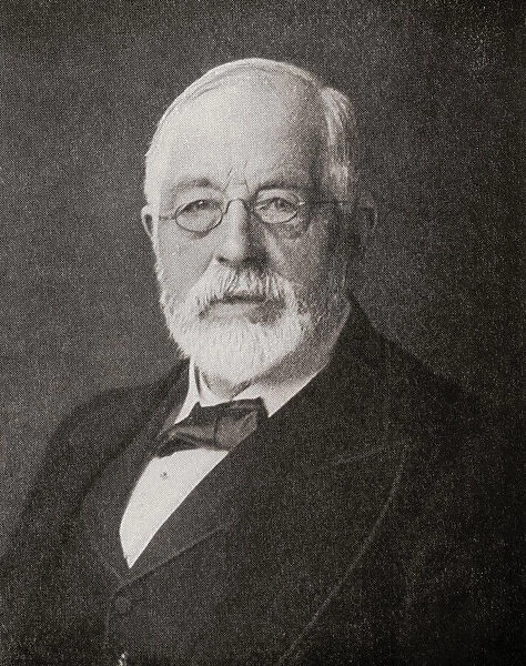 Sir Henry Tate, 1st Baronet, 1819 - 1899. English sugar merchant and philanthropist, noted for establishing the Tate Gallery in London. From The Business Encyclopedia and Legal Adviser, published 1920