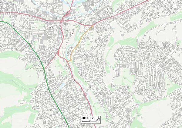 Bradford BD18 2 Map