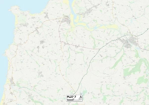 Cornwall PL27 7 Map