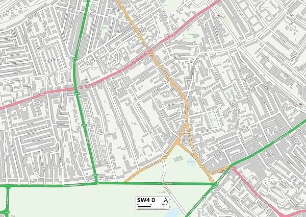 Lambeth SW4 0 Map