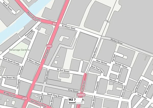 Manchester M2 7 Map