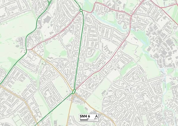 Merton SM4 6 Map