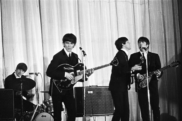 Beatles performing on stage November 1964 Local Caption watscan - 24  /  08  /  2009