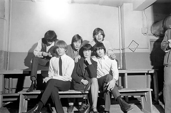 A Fan with The Rolling Stones at Stockton-on Tees on 20 September 1964