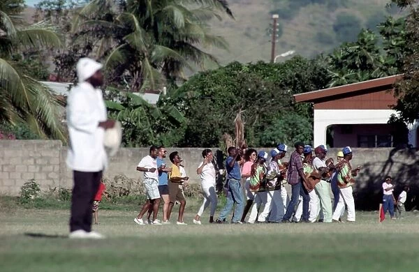 February 1990 90-1082-005 International Test Match Cricket. West Indies vs England