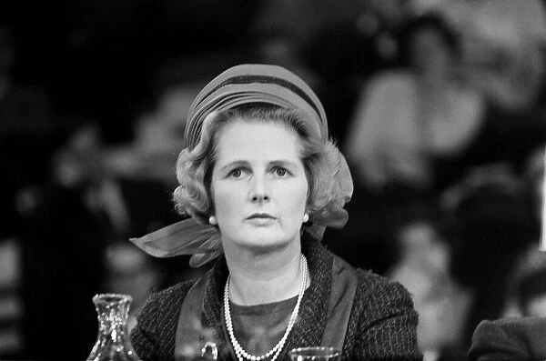 Margaret Thatcther October 1965 at the Conservative Party Conference in Brighton