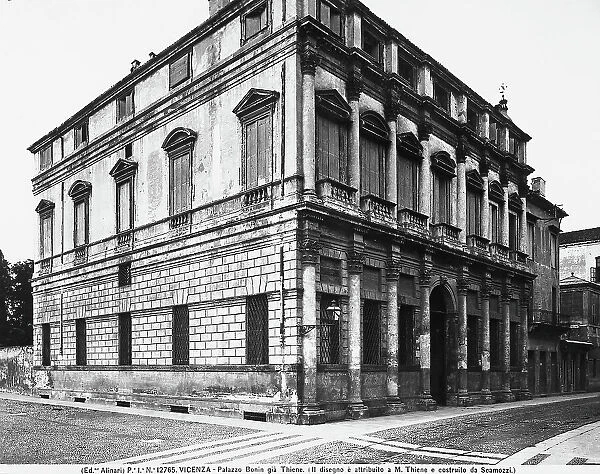 Palazzo Bonin Longare, formerly Thiene, built by Vincenzo Scamozzi from a plan by Marco Thiene, Vicenza
