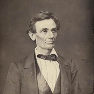 Abraham Lincoln, presidential candidate, head-and-shoulders