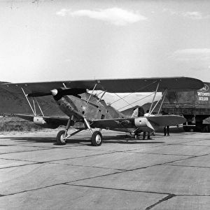 Afghan Hawker Hind being readied for transporting from Kabul
