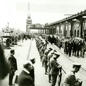 Arrival of the Unknown Warrior, Dover Marine Railway Station