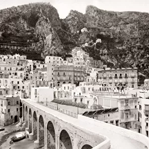 c. 1890s Italy - the town of Atrani