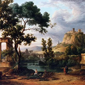 Capriccio Landscape, by Jean Victor Bertin