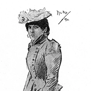Cockney Coster Woman - caricature by Phil May