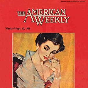 David Wright pin-up, American Weekly, Beauty on Parade
