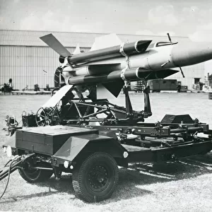 An English Electric Thunderbird surface-to-air guided missil