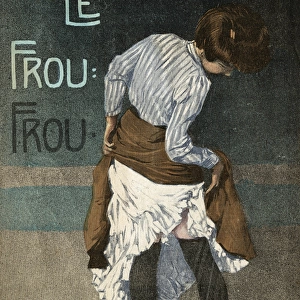 Girl Shows a Leg 1908