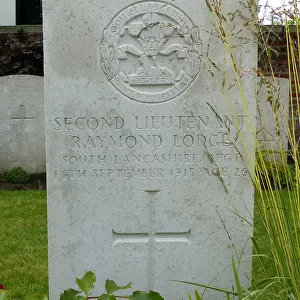 Grave of 2nd Lt Raymond Lodge, Birr Cross Roads CWGC