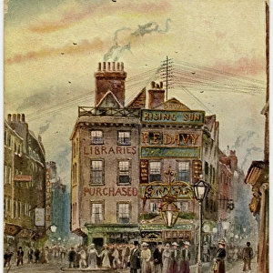 Holywell Street and Wych Street from The Strand, London