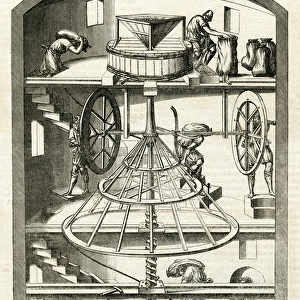 Interior of a 16th century mill